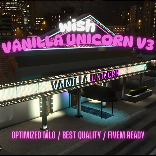 Vanilla Unicorn V3 | MLO / MAP | Fivem GTAV | Optimized | Drag and Drop Files | Best Quality |