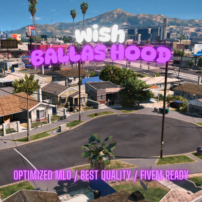 Ballas Hood | MLO / MAP | Fivem GTAV | Optimized | Drag and Drop Files | Best Quality |