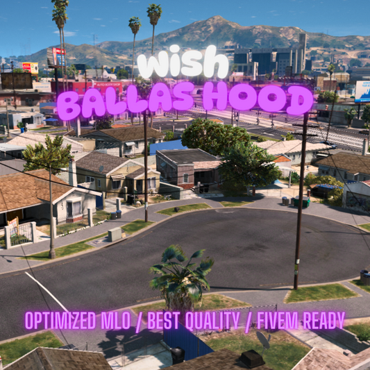 Ballas Hood | MLO / MAP | Fivem GTAV | Optimized | Drag and Drop Files | Best Quality |