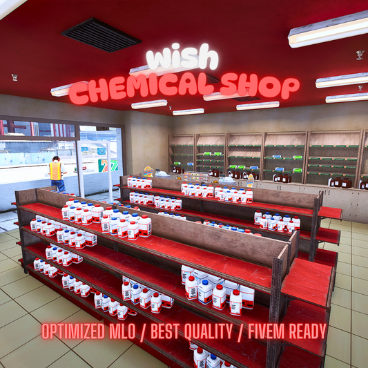 Chemical Shop | MLO / MAP | Fivem GTAV | Optimized | Drag and Drop Files | Best Quality |