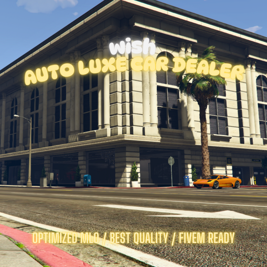 Auto Luxe Car Dealer | MLO / MAP | Fivem GTAV | Optimized | Drag and Drop Files | Best Quality |