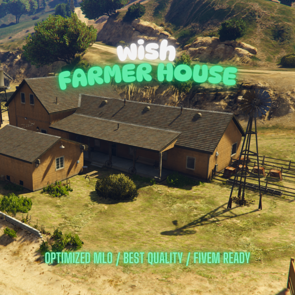 Farmer House | MLO / MAP | Fivem GTAV | Optimized | Drag and Drop Files | Best Quality |