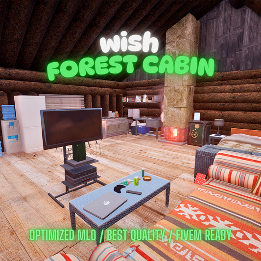 Forest Cabin | MLO / MAP | Fivem GTAV | Optimized | Drag and Drop Files | Best Quality |