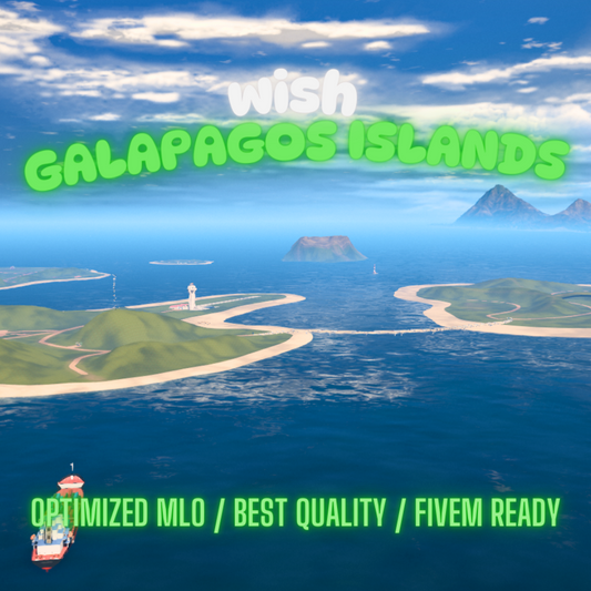 Galapagos Islands | MLO / MAP | Fivem GTAV | Optimized | Drag and Drop Files | Best Quality |