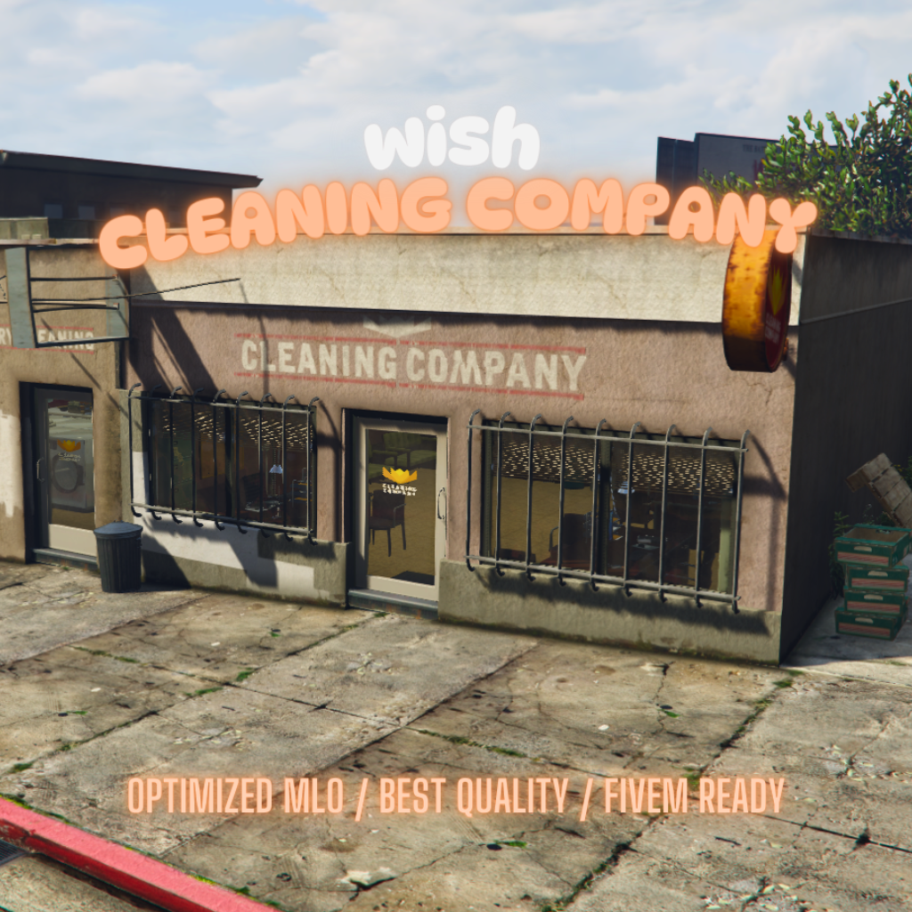 Cleaning Company | MLO / MAP | Fivem GTAV | Optimized | Drag and Drop Files | Best Quality |