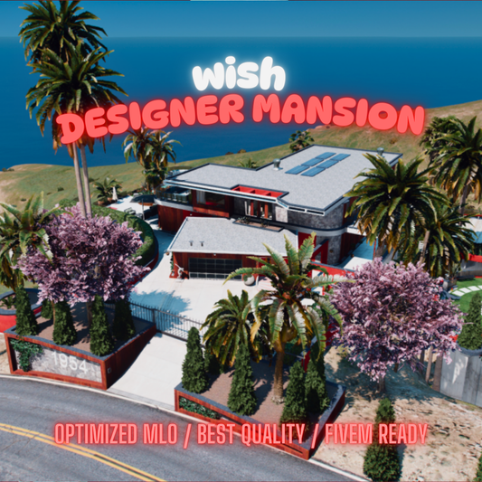 Designer Mansion | MLO / MAP | Fivem GTAV | Optimized | Drag and Drop Files | Best Quality |