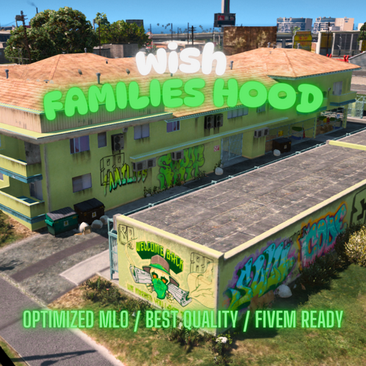Families Hood | MLO / MAP | Fivem GTAV | Optimized | Drag and Drop Files | Best Quality |