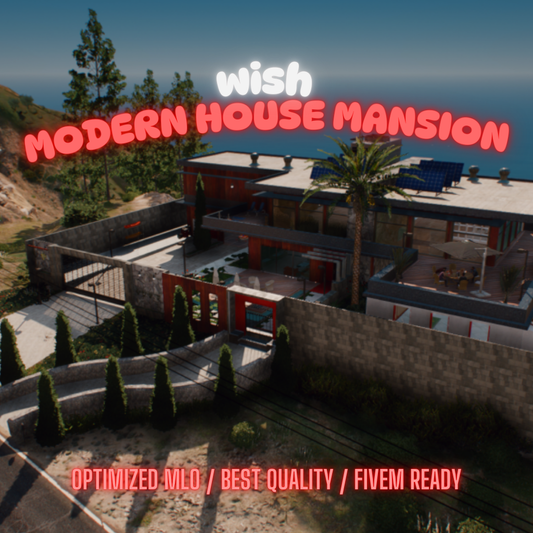 Modern House Mafia | MLO / MAP | Fivem GTAV | Optimized | Drag and Drop Files | Best Quality |