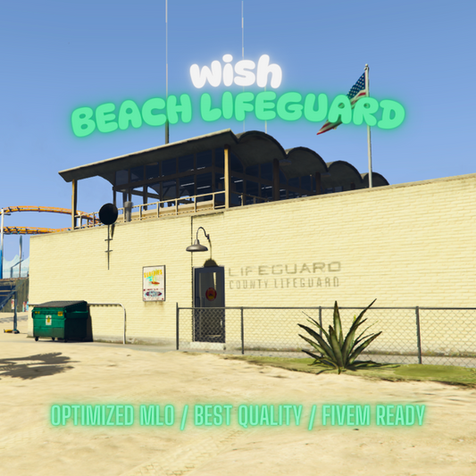 Beach Lifeguard | MLO / MAP | Fivem GTAV | Optimized | Drag and Drop Files | Best Quality |