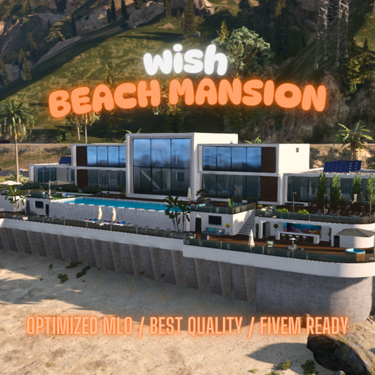 Beach Mansion | MLO / MAP | Fivem GTAV | Optimized | Drag and Drop Files | Best Quality |
