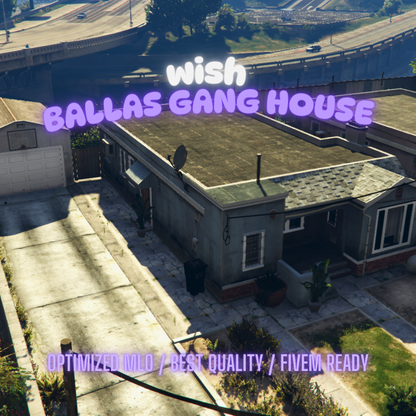 Ballas Gang House | MLO / MAP | Fivem GTAV | Optimized | Drag and Drop Files | Best Quality |