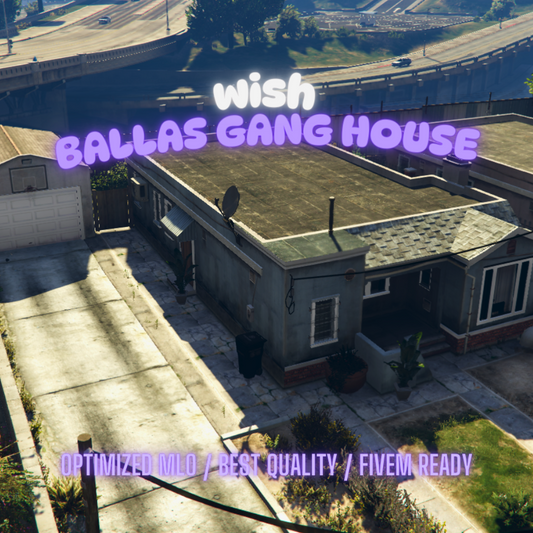 Ballas Gang House | MLO / MAP | Fivem GTAV | Optimized | Drag and Drop Files | Best Quality |