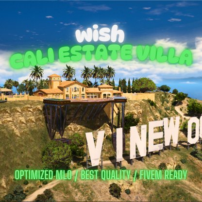 Cali Estate Villa | MLO / MAP | Fivem GTAV | Optimized | Drag and Drop Files | Best Quality |