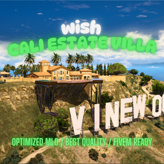 Cali Estate Villa | MLO / MAP | Fivem GTAV | Optimized | Drag and Drop Files | Best Quality |