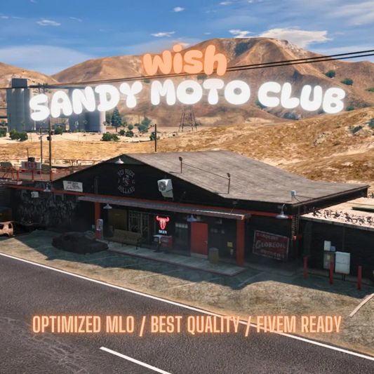 Sandy Moto Club | MLO / MAP | Fivem GTAV | Optimized | Drag and Drop Files | Best Quality |