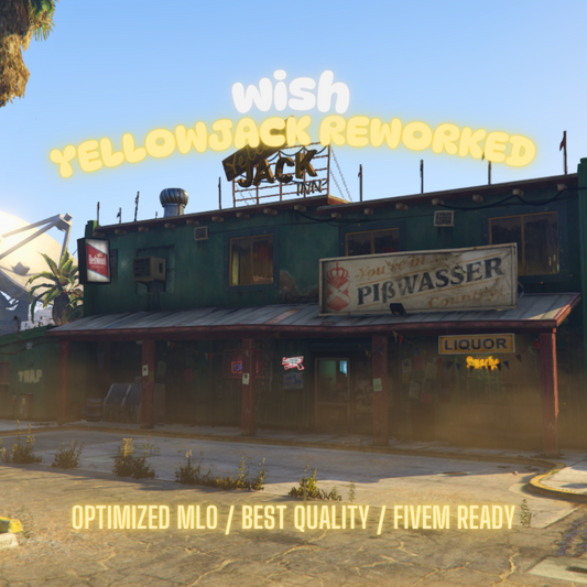 YellowJack Reworked | MLO / MAP | Fivem GTAV | Optimized | Drag and Drop Files | Best Quality |