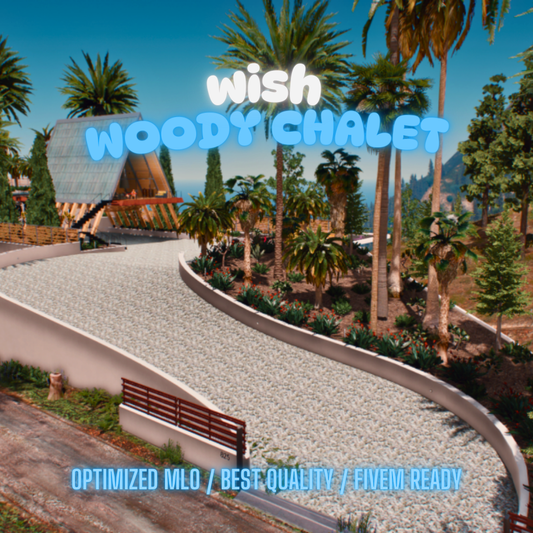 Woody Chalet | MLO / MAP | Fivem GTAV | Optimized | Drag and Drop Files | Best Quality |