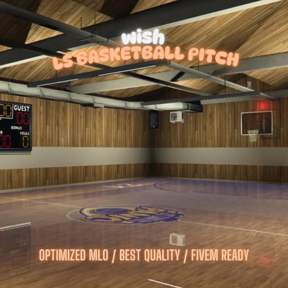 Basketball Pitch | MLO / MAP | Fivem GTAV | Optimized | Drag and Drop Files | Best Quality |