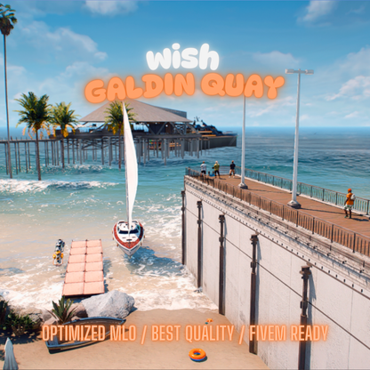 Galdin Quay | MLO / MAP | Fivem GTAV | Optimized | Drag and Drop Files | Best Quality |