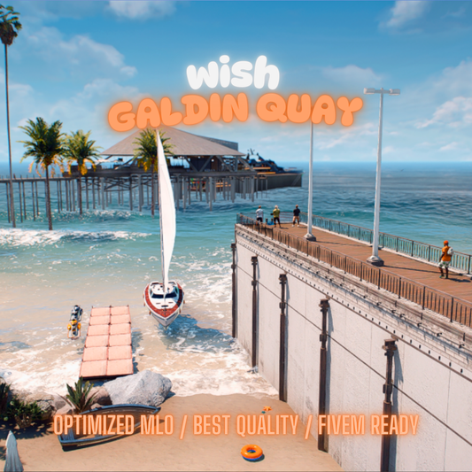 Galdin Quay | MLO / MAP | Fivem GTAV | Optimized | Drag and Drop Files | Best Quality |
