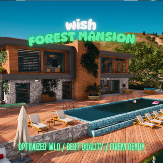 Forest Mansion | MLO / MAP | Fivem GTAV | Optimized | Drag and Drop Files | Best Quality |