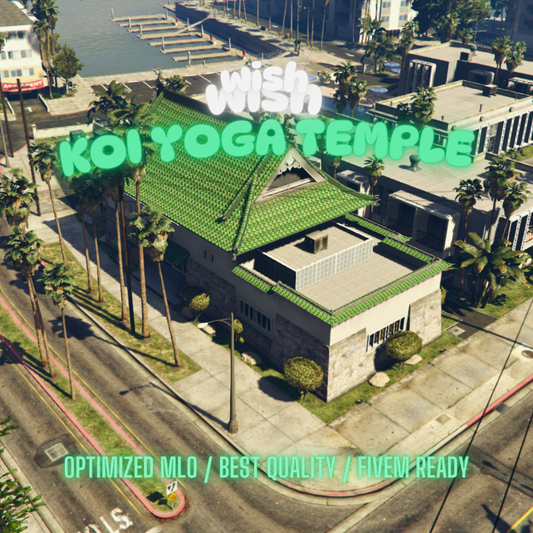 Koi Yoga Temple | MLO / MAP | Fivem GTAV | Optimized | Drag and Drop Files | Best Quality |
