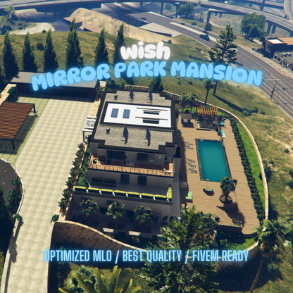 Mirror Park Mansion | MLO / MAP | Fivem GTAV | Optimized | Drag and Drop Files | Best Quality |