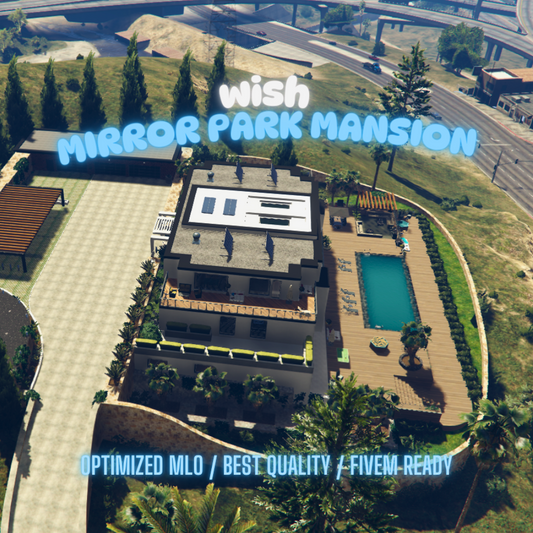 Mirror Park Mansion | MLO / MAP | Fivem GTAV | Optimized | Drag and Drop Files | Best Quality |