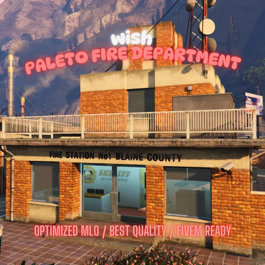 Paleto Fire Department | MLO / MAP | Fivem GTAV | Optimized | Drag and Drop Files | Best Quality |