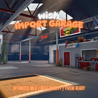 Import Garage Mechanic | MLO / MAP | Fivem GTAV | Optimized | Drag and Drop Files | Best Quality |
