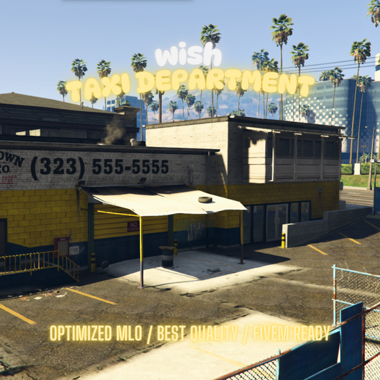 Taxi Department | MLO / MAP | Fivem GTAV | Optimized | Drag and Drop Files | Best Quality |