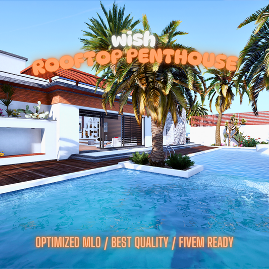 Rooftop Penthouse | MLO / MAP | Fivem GTAV | Optimized | Drag and Drop Files | Best Quality |