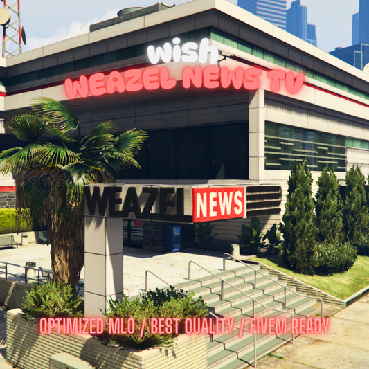 Weazel News | MLO / MAP | Fivem GTAV | Optimized | Drag and Drop Files | Best Quality |