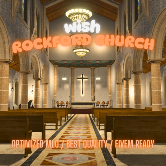 Rockford Church | MLO / MAP | Fivem GTAV | Optimized | Drag and Drop Files | Best Quality |