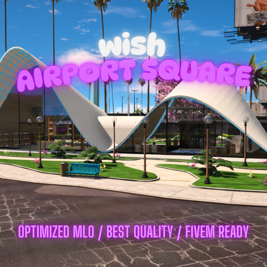 Airport Square | MLO / MAP | Fivem GTAV | Optimized | Drag and Drop Files | Best Quality |