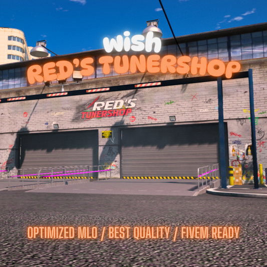 Red's TunerShop | MLO / MAP | Fivem GTAV | Optimized | Drag and Drop Files | Best Quality |