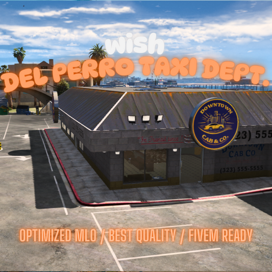Del Perro Taxi Department | MLO / MAP | Fivem GTAV | Optimized | Drag and Drop Files | Best Quality |