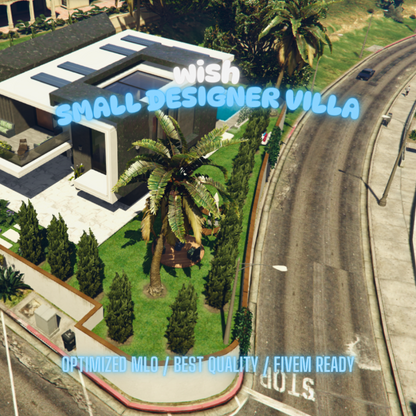 Small Designer Villa | MLO / MAP | Fivem GTAV | Optimized | Drag and Drop Files | Best Quality |