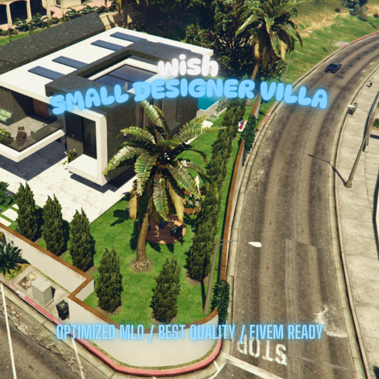 Small Designer Villa | MLO / MAP | Fivem GTAV | Optimized | Drag and Drop Files | Best Quality |