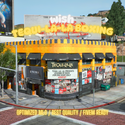 Tequi-la-la Boxing Clup | MLO / MAP | Fivem GTAV | Optimized | Drag and Drop Files | Best Quality |