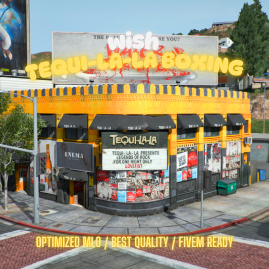 Tequi-la-la Boxing Clup | MLO / MAP | Fivem GTAV | Optimized | Drag and Drop Files | Best Quality |