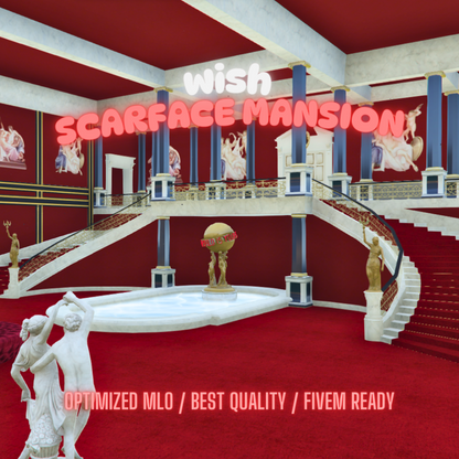 Scarface Mansion  | MLO / MAP | Fivem GTAV | Optimized | Drag and Drop Files | Best Quality |