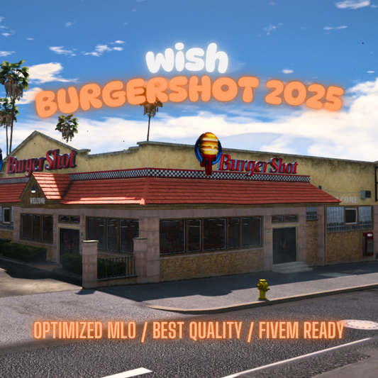 Burgershot 2025 | MLO / MAP | Fivem GTAV | Optimized | Drag and Drop Files | Best Quality |