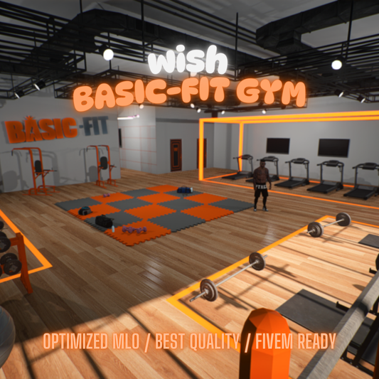 Basic Fit Gym | MLO / MAP | Fivem GTAV | Optimized | Drag and Drop Files | Best Quality |