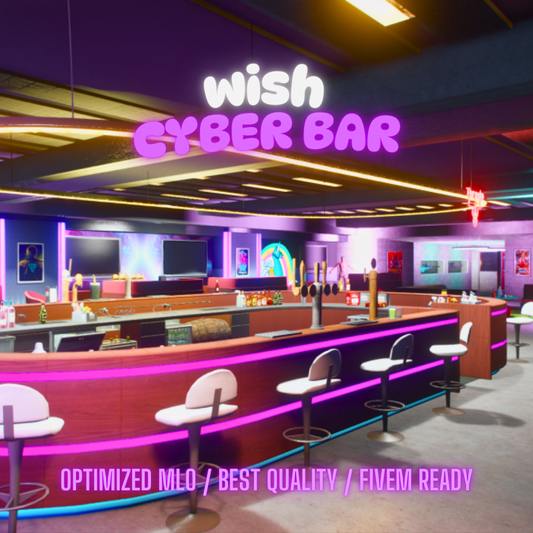 Cyber Bar | MLO / MAP | Fivem GTAV | Optimized | Drag and Drop Files | Best Quality |