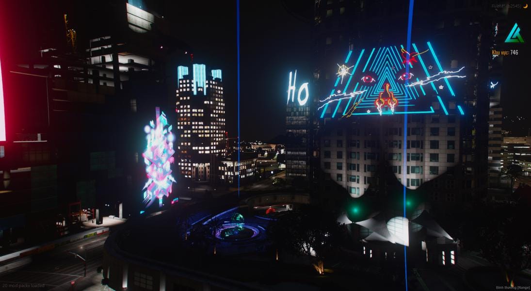 Cyberpunk Town | MLO / MAP | Fivem GTAV | Optimized | Drag and Drop Files | Best Quality |