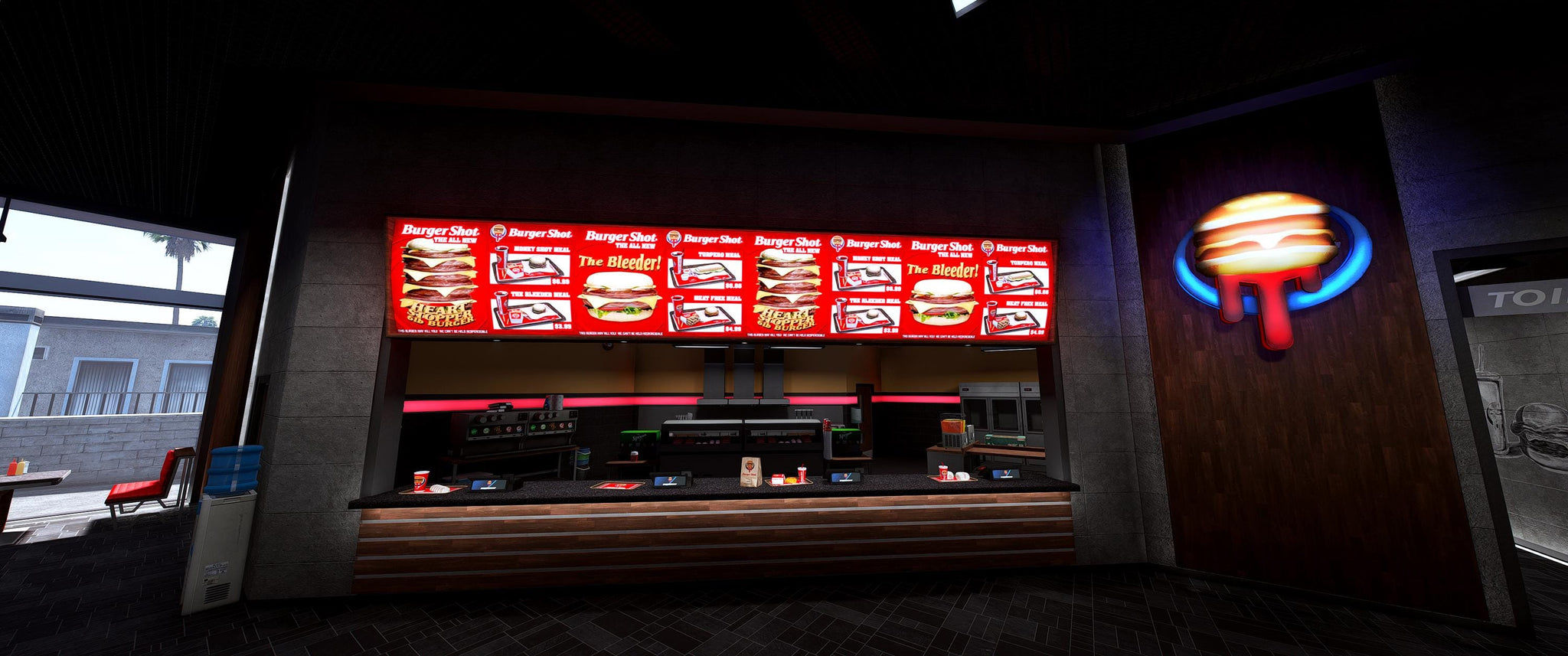 BurgerShot | MLO / MAP | Fivem GTAV | Optimized | Drag and Drop Files | Best Quality |