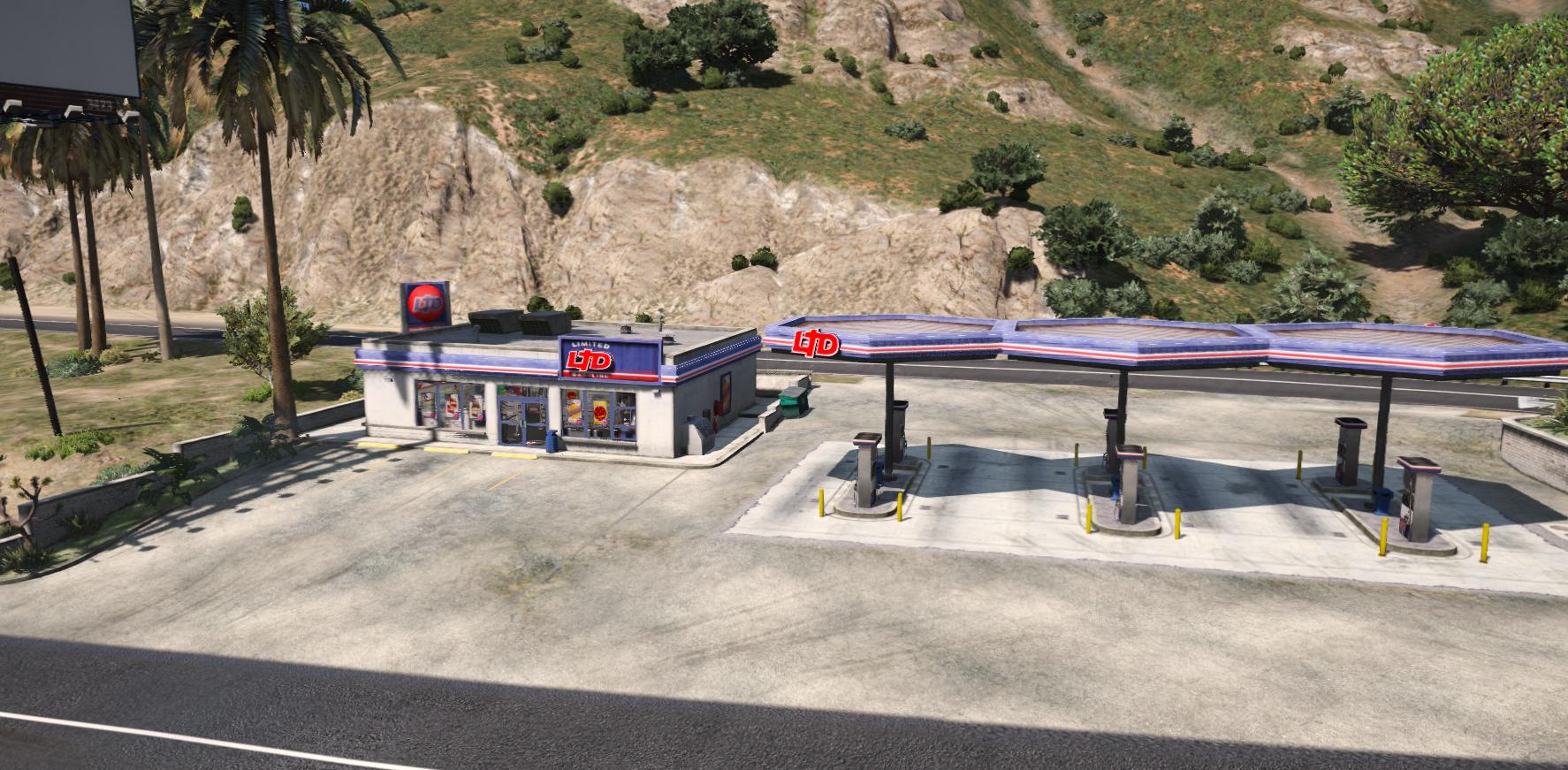 LDT Gasoline Stations | Fivem GTAV | Optimized | Drag and Drop Files | Best Quality |