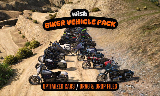 Biker Vehicle Pack  | Fivem GTAV | Optimized | Drag and Drop Files | Best Quality |