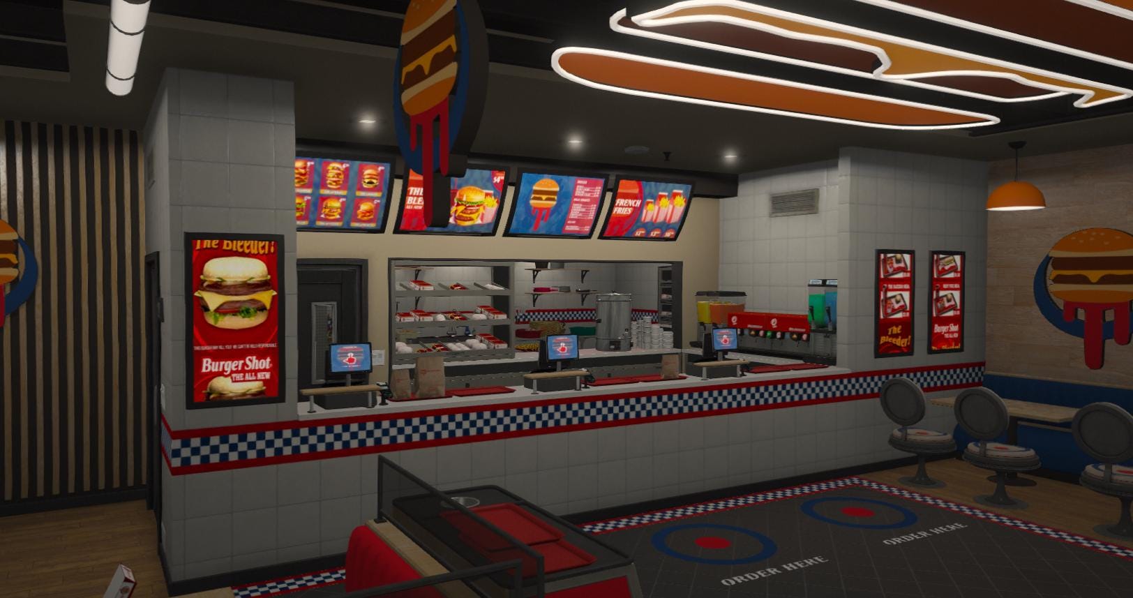 Burgershot 2025 | MLO / MAP | Fivem GTAV | Optimized | Drag and Drop Files | Best Quality |
